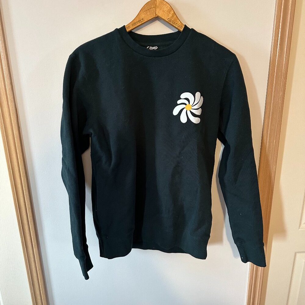 Green unisex sweatshirt
